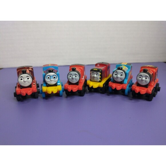 Thomas Tank & Friends MINI Micro Train Lot of 6 - Collectible Toy Set - Picture 1 of 7